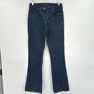 Levis Dark Blue Wash Mid Rise Skinny Boot Denim Jeans Size 4